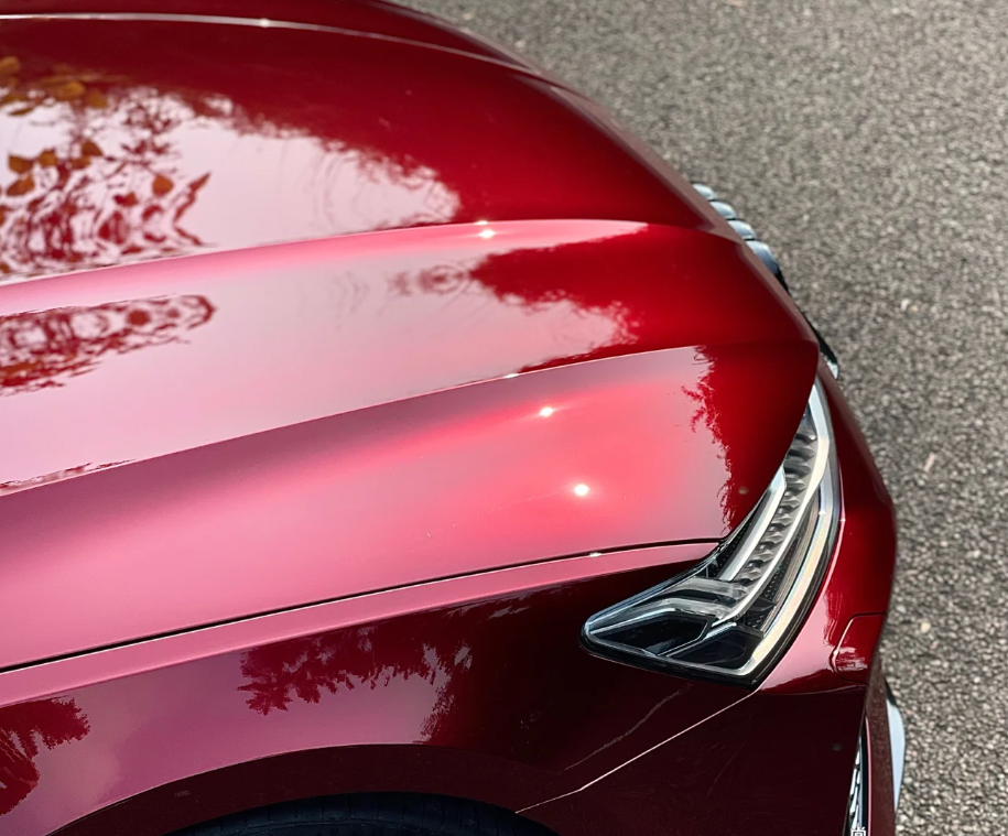  Liquid Metallic Dragon Blood Red Car Vinyl Wrap review 2