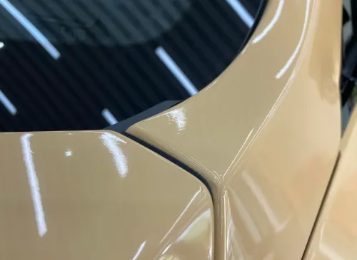  Super Gloss Sandstorm Yellow Desert Yellow Car Vinyl Wrap review 