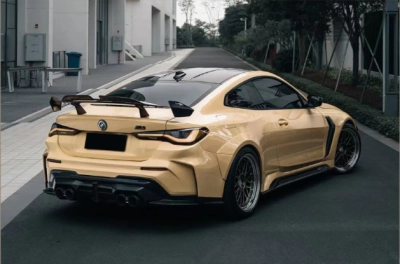 Super Gloss Sandstorm Desert Yellow Car Vinyl Wrap