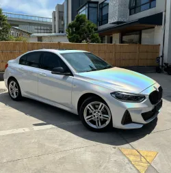 Rainbow Holographic White Car Vinyl Wrap review BG 02