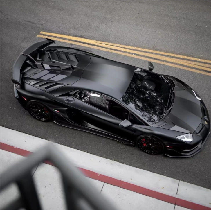 Super Matte Deep Black Car Vinyl Wrap review 3