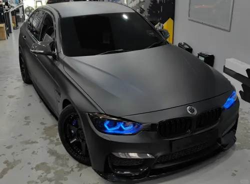  Super Matte Deep Black Car Vinyl Wrap review 