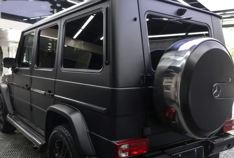 Super Matte Deep Black Car Vinyl Wrap review 2