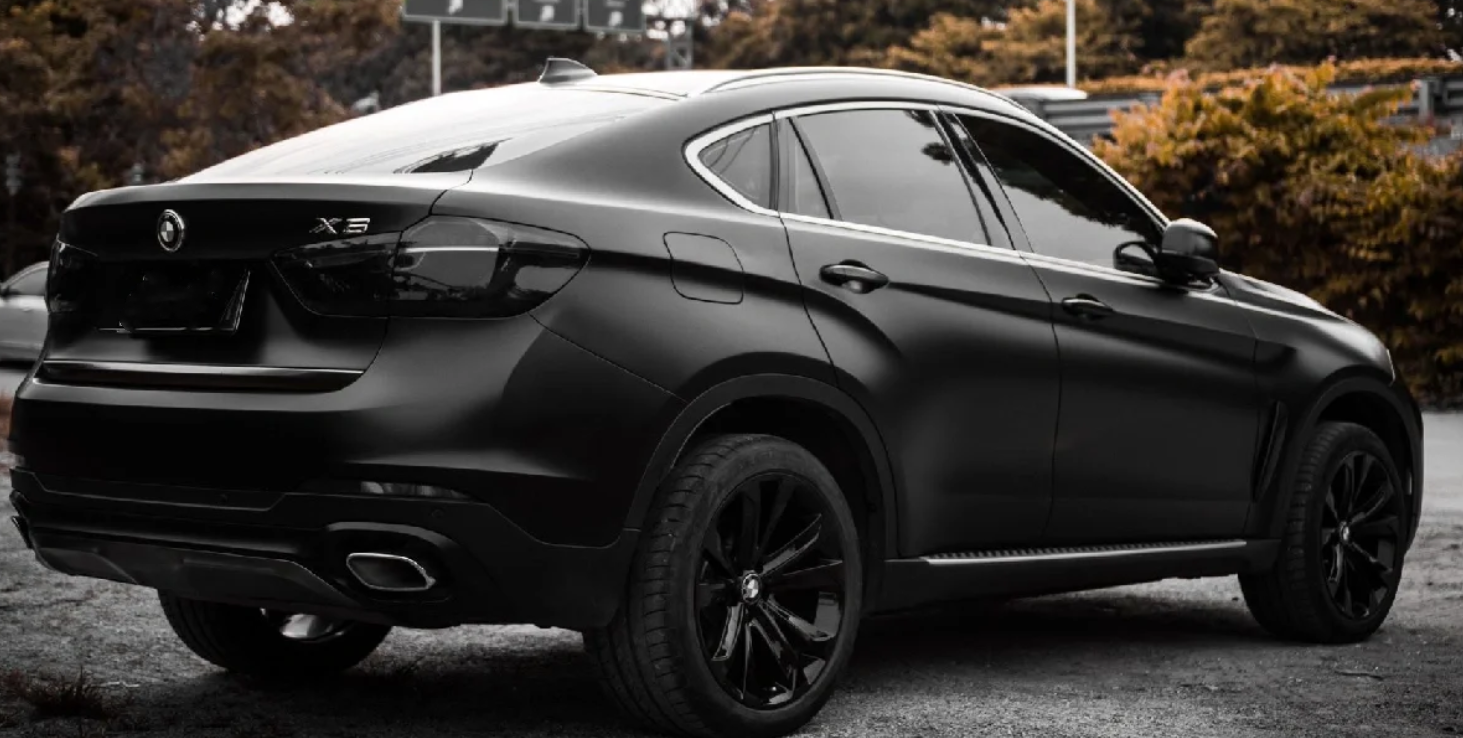 Super Matte Deep Black Car Vinyl Wrap review 2