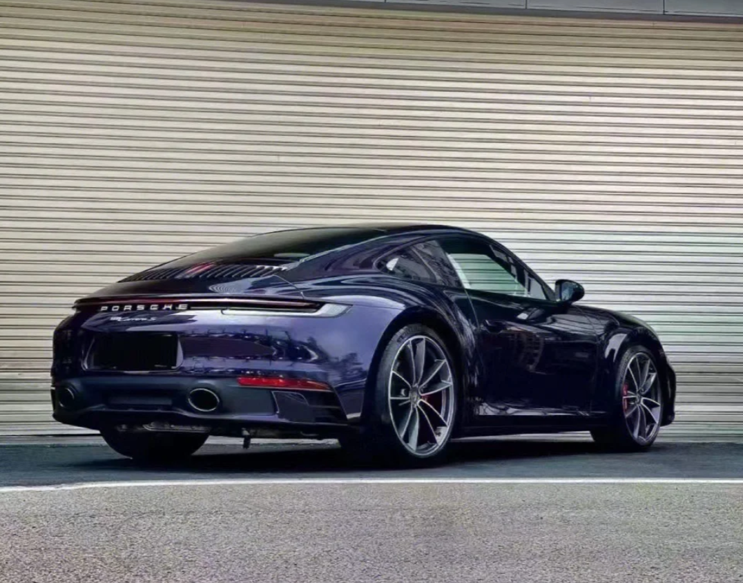 PET Gloss Metallic Midnight Purple Car Vinyl Wrap review 1