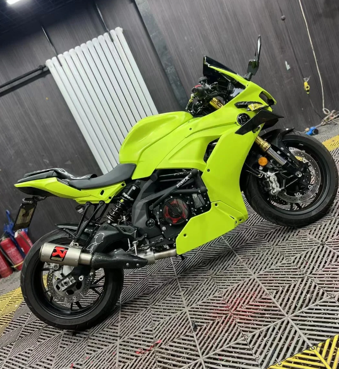 Super Matte Fluorescent Yellow Car Vinyl Wrap  review 0