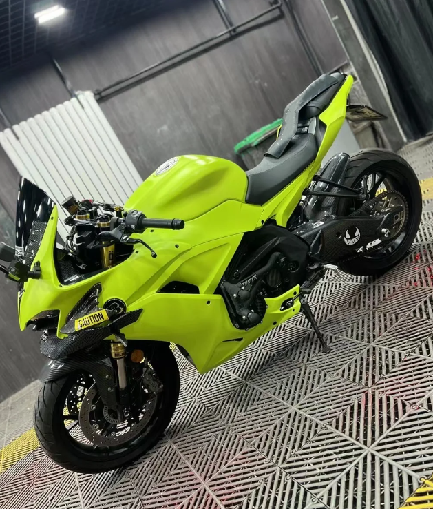 Super Matte Fluorescent Yellow Car Vinyl Wrap  review 3