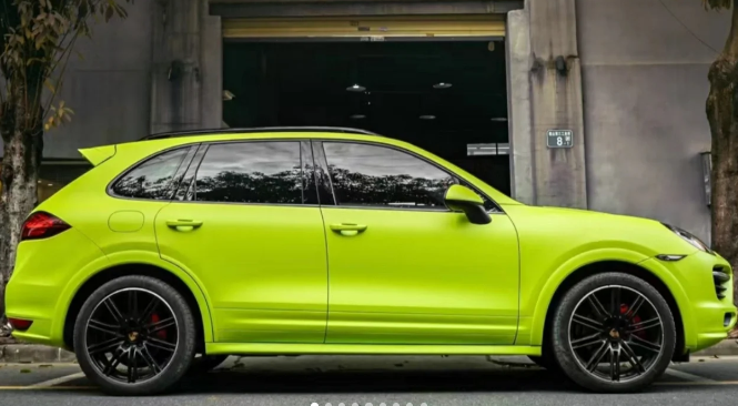 Super Matte Fluorescent Yellow Car Vinyl Wrap  review 4