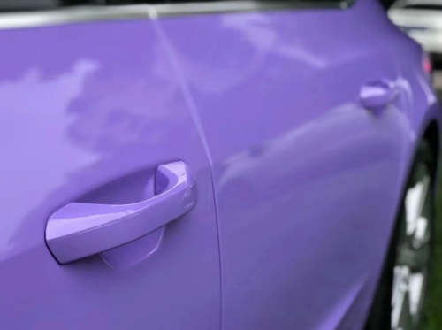 Super Gloss Lavender Purple Car Vinyl Wrap review 