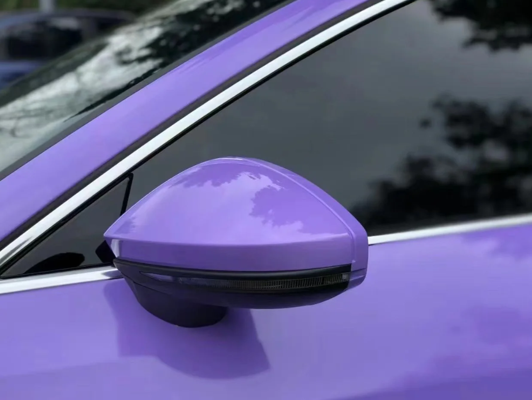 Super Gloss Lavender Purple Car Vinyl Wrap review 3