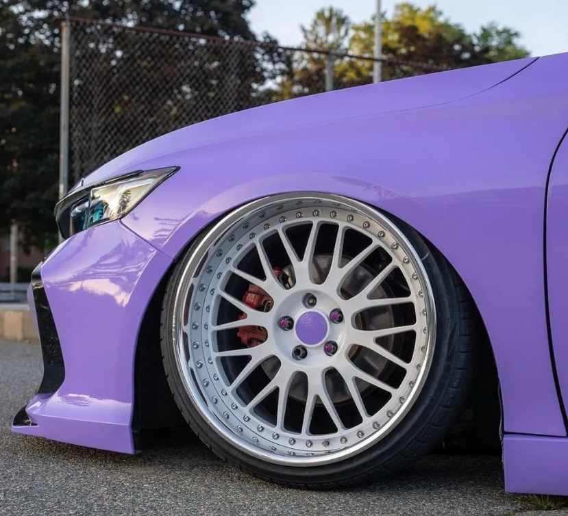 Super Gloss Lavender Purple Car Vinyl Wrap review 1