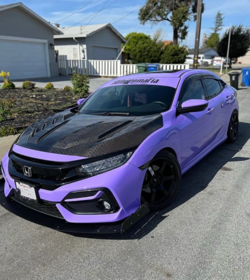 Super Gloss Lavender Purple Car Vinyl Wrap review 