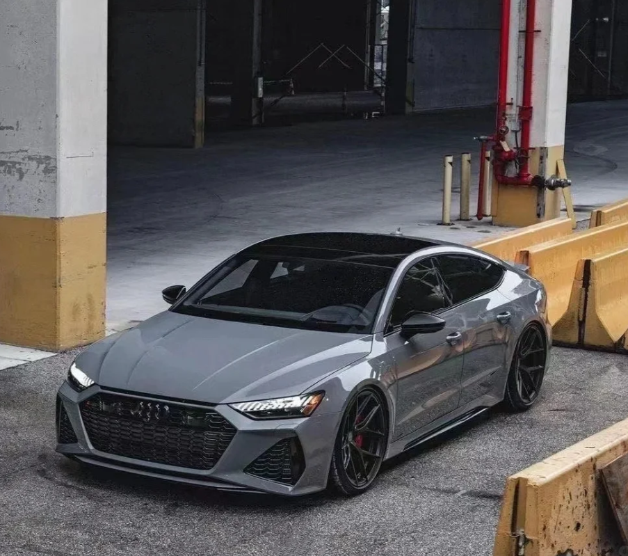 Super Gloss Nardo Grey Car Vinyl Wrap [Audi OEM Color] review S.P. 01