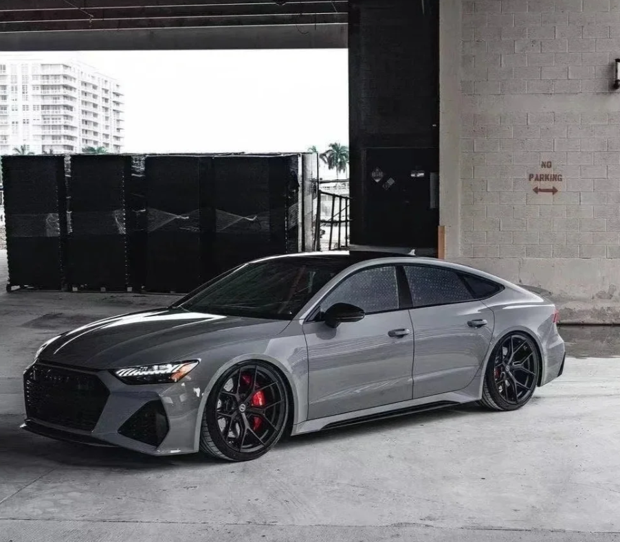 Super Gloss Nardo Grey Car Vinyl Wrap [Audi OEM Color] review S.P. 02