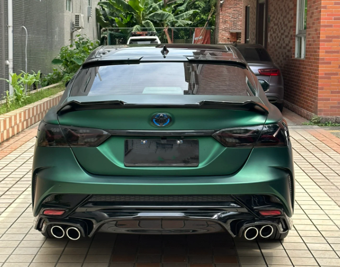 Matte Venom Green Car Vinyl Wrap review 2