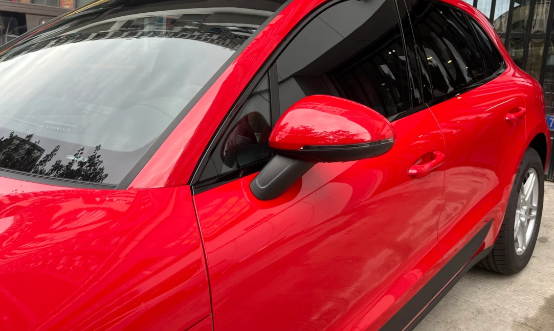  Super Gloss Carmine Red Car Vinyl Wrap review BeauT 01