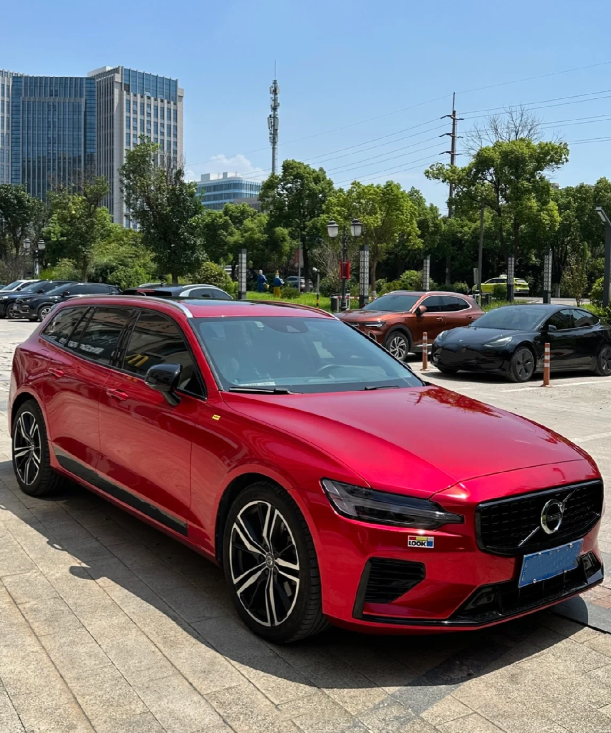 Gloss Metallic Vampire Red Car Vinyl Wrap review 2