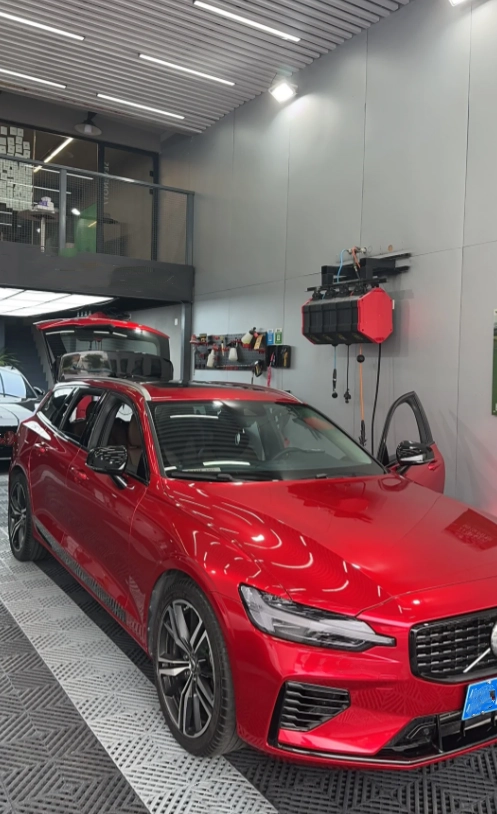 Gloss Metallic Vampire Red Car Vinyl Wrap review 