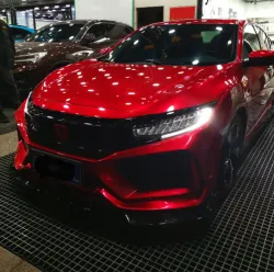 Gloss Metallic Vampire Red Car Vinyl Wrap review marco avila 01