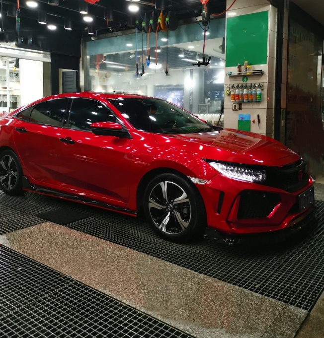 Gloss Metallic Vampire Red Car Vinyl Wrap review 1