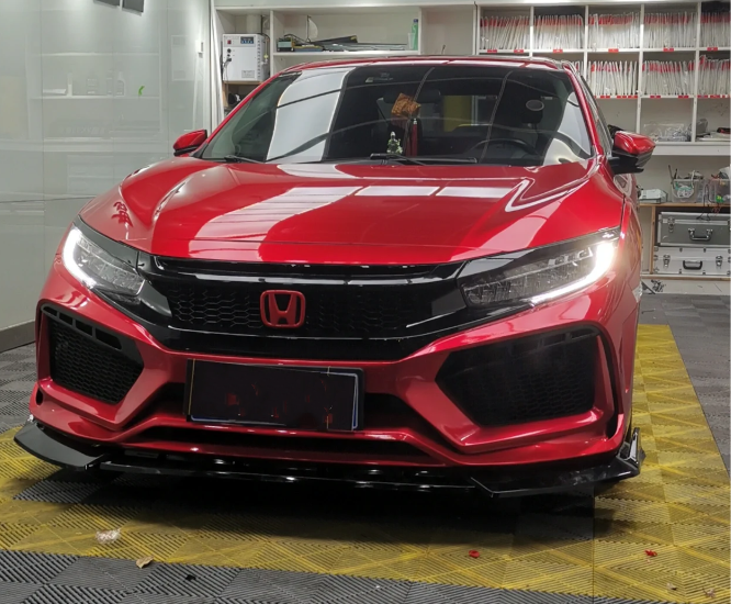 Gloss Metallic Vampire Red Car Vinyl Wrap review 3