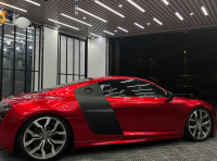 Gloss Metallic Vampire Red Car Vinyl Wrap review 1