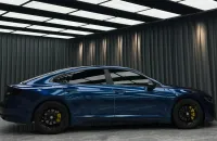 Gloss Metallic Indigo Blue Car Vinyl Wrap review 0