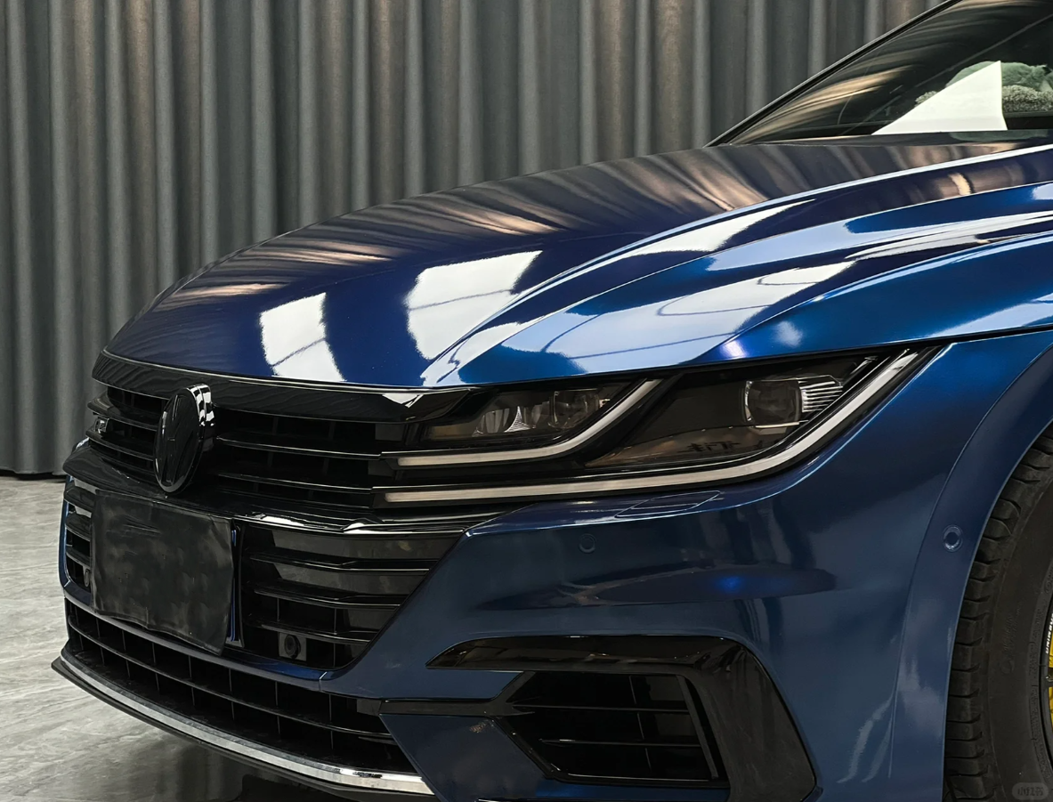 Gloss Metallic Indigo Blue Car Vinyl Wrap review Yvonne 05