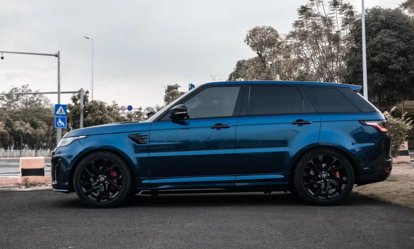 Gloss Metallic Indigo Blue Car Vinyl Wrap review Dustin G. 01