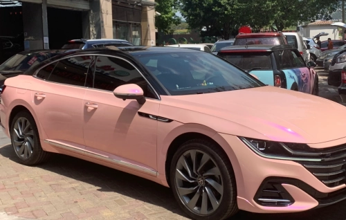 Candy Metallic Purple Pink Car Vinyl Wrap review 
