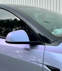 Twin-Color Silver Purple Car Vinyl Wrap  review Carson Remlinger 03