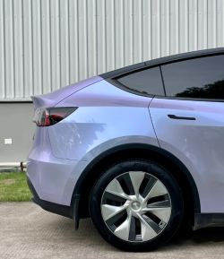 Twin-Color Silver Purple Car Vinyl Wrap  review Carson Remlinger 04