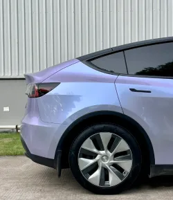 Twin-Color Silver Purple Car Vinyl Wrap  review Carson Remlinger 04