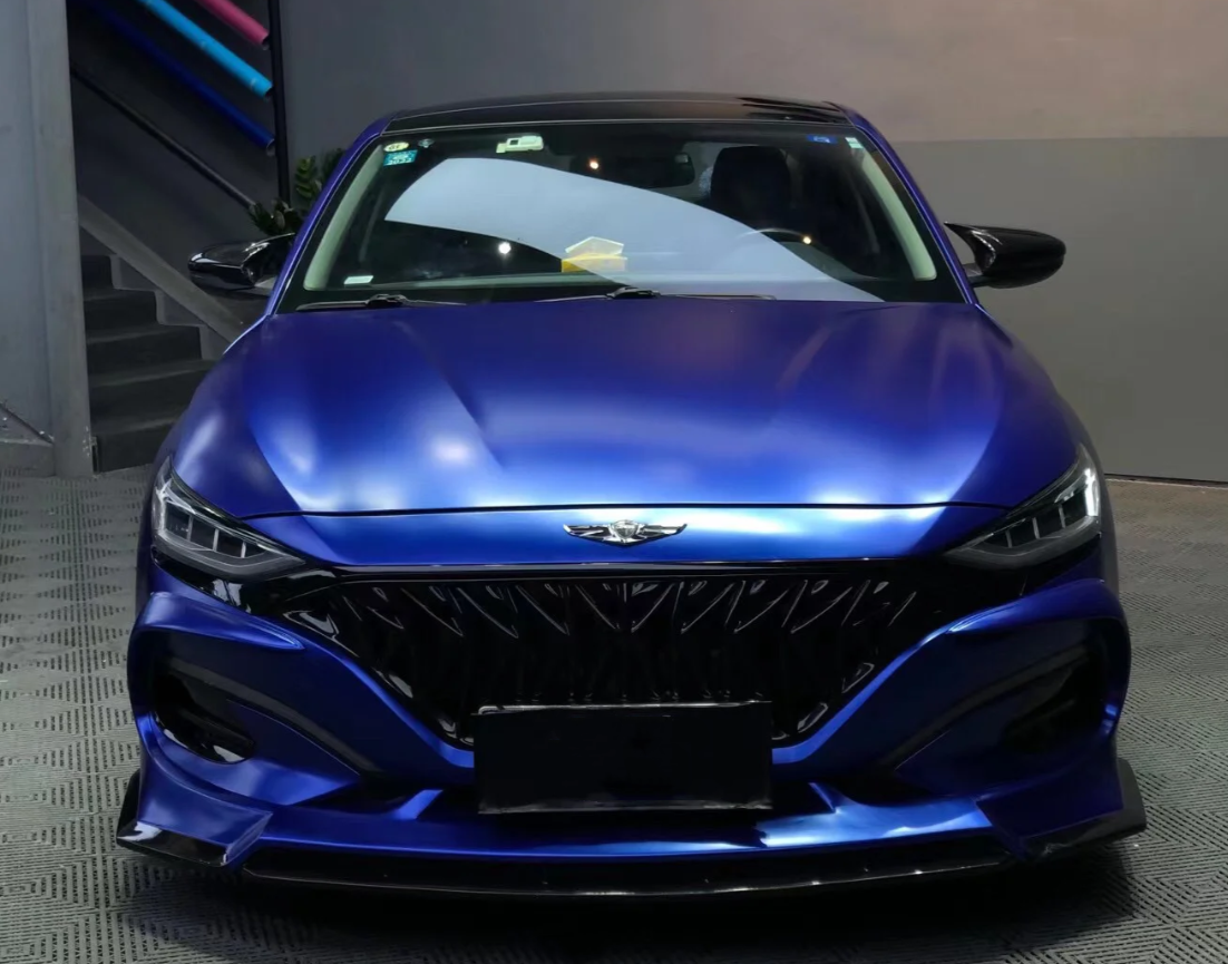  Matte Metallic Portimao Blue Car Vinyl Wrap review Joseph 03