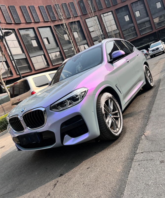 Candy Metallic Gray Purple Car Vinyl Wrap review Jim Kay. 03
