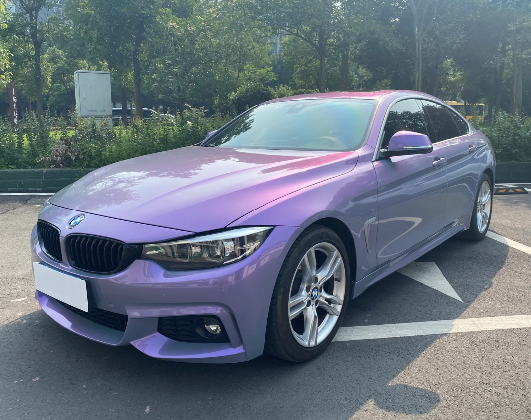 Candy Metallic Gray Purple Car Vinyl Wrap review Dietrich Schuschel 03
