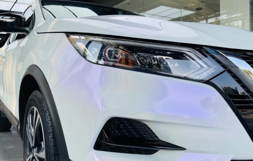 Gloss White Purple Car Vinyl Wrap review 