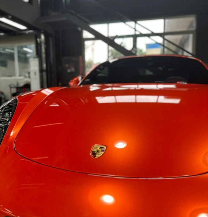  Gloss Metallic Sakhir Orange Car Vinyl Wrap review 0