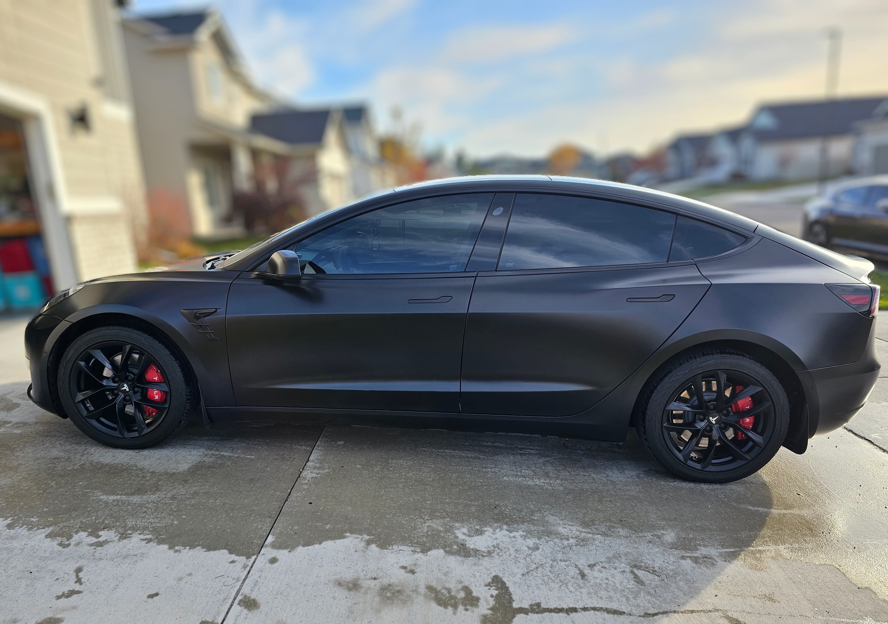 Satin Black Car Vinyl Wrap review 2