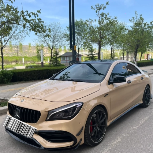 Super Gloss Sandstorm Yellow Desert Yellow Car Vinyl Wrap review 