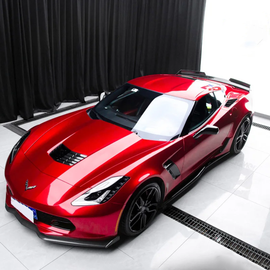 Gloss Metallic Vampire Red Car Vinyl Wrap review 0