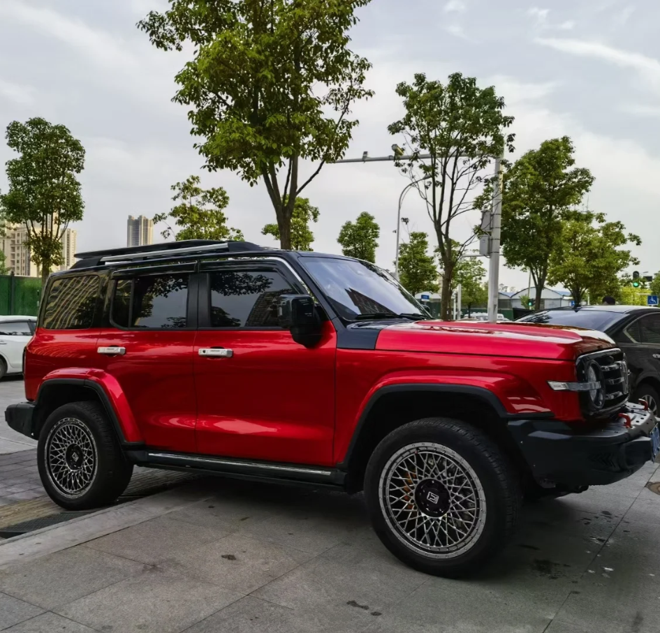 Gloss Metallic Vampire Red Car Vinyl Wrap review 0