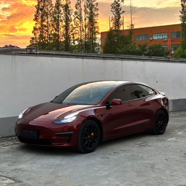  Liquid Metallic Dragon Blood Red Car Vinyl Wrap review 1