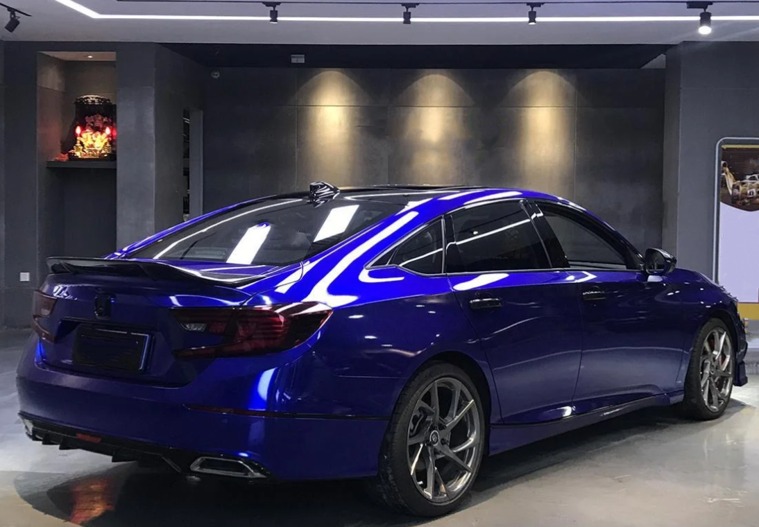 Gloss Metal Paint Blueberry Car Vinyl Wrap review Rabbit 03