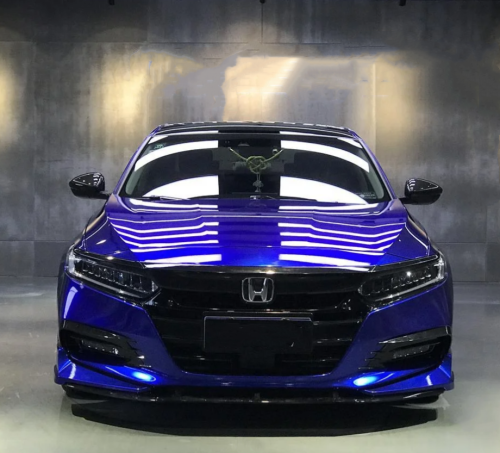 Gloss Metal Paint Blueberry Car Vinyl Wrap review 