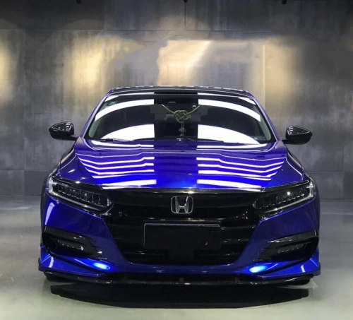 Gloss Metal Paint Blueberry Car Vinyl Wrap review 