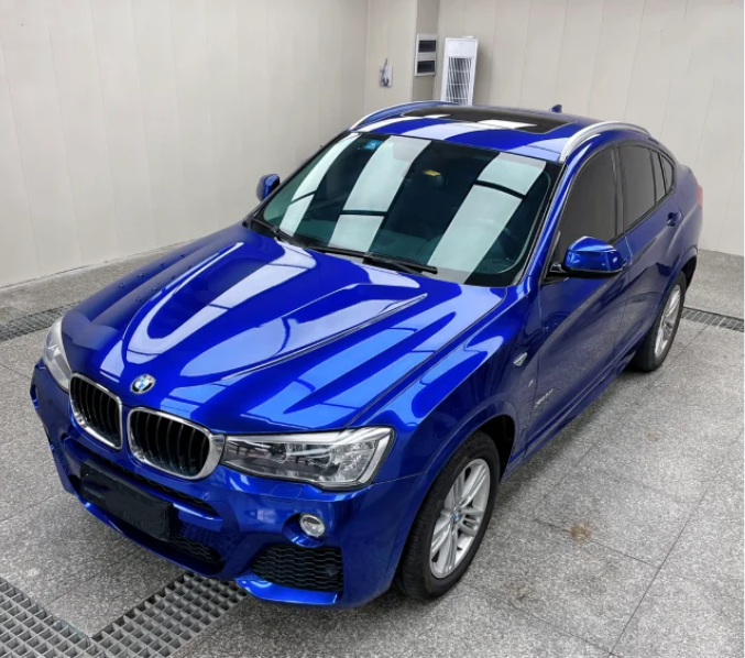 Gloss Metal Paint Blueberry Car Vinyl Wrap review Jon&Rach 01