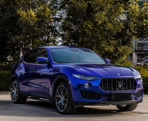 Gloss Metal Paint Blueberry Car Vinyl Wrap review 