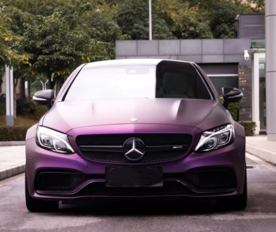 Matte Metallic Purple Car Vinyl Wrap review 0