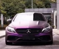 Matte Metallic Purple Car Vinyl Wrap review 0